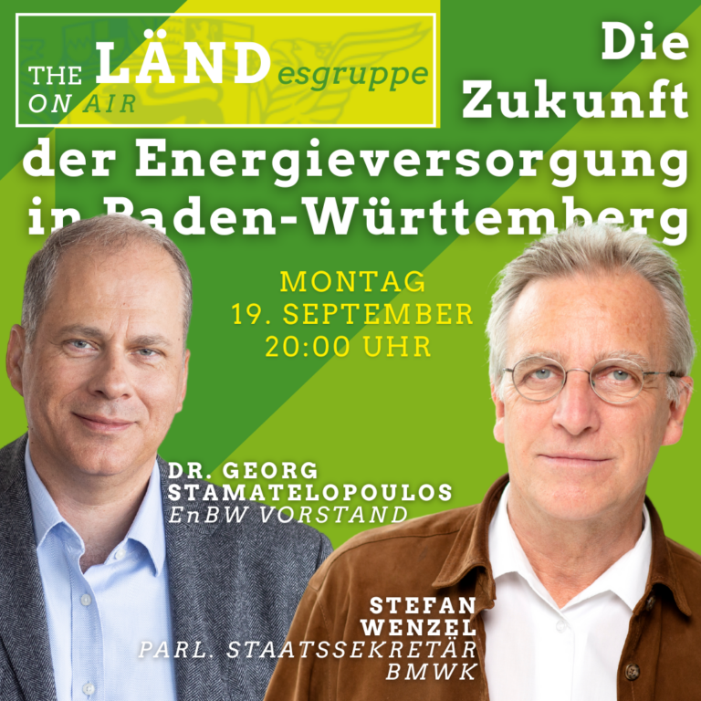 Einladung: Die Zukunft der Energieversorgung in Baden-Württemberg