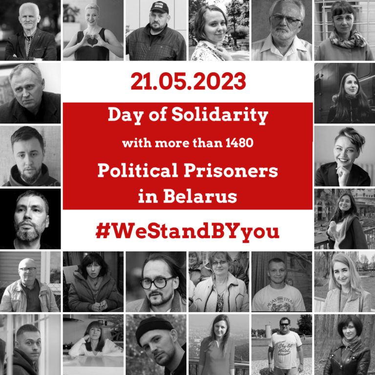 Solidarität mit den politischen Gefangenen in Belarus